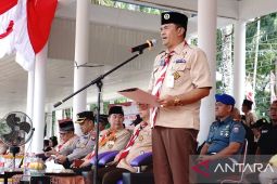 Pj Wako Pangkalpinang yakin Pramuka jadi aktor penggerak dan pilar menuju Indonesia Emas 2045