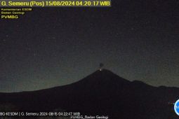 Semeru erupsi selama 153 detik