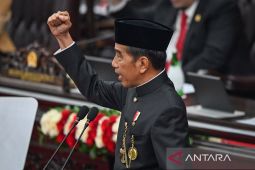Jokowi berterima kasih atas penghargaan yang diterima dari Presiden Palestina
