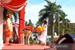 Upacara HUT Ke-79 RI di Babel berjalan aman dan lancar