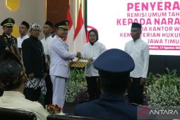 833 narapidana di Lapas Madiun terima remisi Kemerdekaan RI