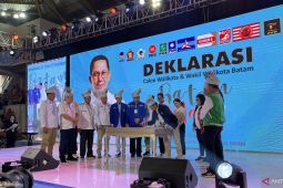 Partai Koalisi Batam Maju deklarasi Amsakar-Claudia untuk Pilkada