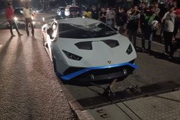 Polisi tahan pengendara Lamboghini penabrak pemulung di Penjaringan
