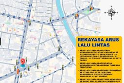 Polrestabes Surabaya rekayasa lalu lintas saat Hari Juang Polri