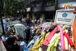 Dampak kebakaran Pasar Induk Krian Sidoarjo