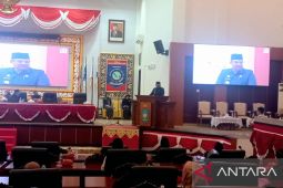 Pj Gubernur Babel sampaikan salam perpisahan dengan berlinang air mata