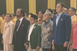 Ketum partai KIM hadiri penutupan Munas Golkar yang dihadiri Presiden Jokowi
