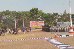 Polres Cianjur gelar simulasi sispamkota jelang Pilkada 2024