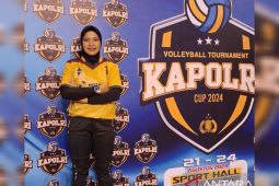 Christ Mareti pelatih Tim Voli Putri Polda Babel ternyata seorang Bhayangkari, kini berjuang di kejuaraan Kapolri Cup 2024