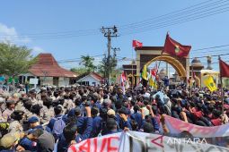 Mahasiswa di Bengkulu kembali berunjuk rasa terkait Putusan MK