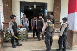 Polres Jembrana sterilkan kantor KPU jelang pendaftaran Pilkada 2024
