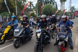 Norhasani riding bareng komunitas motor Tabalong