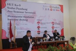 Bahaya Investasi Bodong Diseminarkan Tandai HUT ke-9 Media "Sudut Pandang"