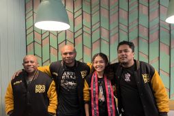 Sejumlah pemeran "Kaka Boss" sambangi Ambon untuk promosikan film