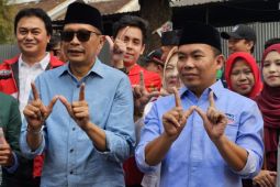 Wahyu-Ali resmi daftar ke KPU Kota Malang