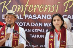 Datang hari terakhir, Sam HC-Ganis resmi daftar pilkada ke KPU