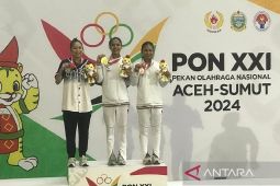 Ameera Rajmajanni Hariadi raih medali emas  di senam artistik PON 2024