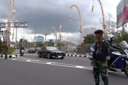 Satgas mulai amankan rute delegasi HLF-MSP dan IAF Ke-2 di Bali