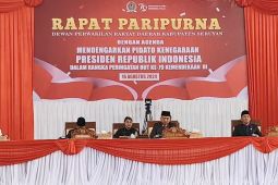 DPRD Seruyan gelar paripurna dengarkan pidato kenegaraan