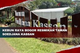 Kebun Raya Bogor resmikan Taman Soedjana Kassan