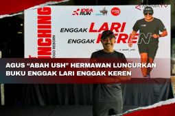 Agus "Abah Ush" Hermawan luncurkan buku "Enggak Lari Enggak Keren"