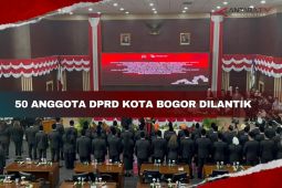 50 anggota DPRD Kota Bogor dilantik