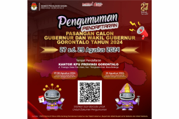 PENGUMUMAN KPU PROVINSI GORONTALO