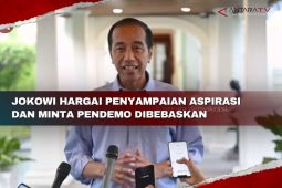Jokowi hargai penyampaian aspirasi dan minta pendemo dibebaskan