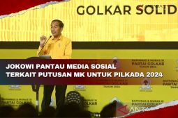 Jokowi pantau media sosial terkait putusan MK untuk Pilkada 2024