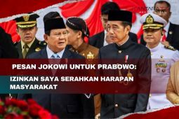 Pesan Jokowi untuk Prabowo: Izinkan saya serahkan harapan masyarakat