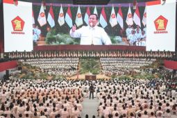 Ketum Gerindra Prabowo apresiasi kader telah mendukungnya saat ambil keputusan besar