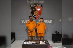 Tim Jatanras Polda Babel amankan dua warga Bangka Tengah penyedia dan penampung judi togel