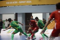 Tim futsal putra DKI kalah tipis dari tuan rumah Sumut 2-3