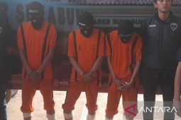 Polisi beri tindakan tegas terukur pada tiga buronan kasus pencurian di Kota Sukabumi