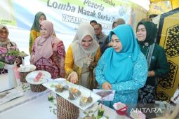 TP PKK HSU Bersama Dinas Perikanan Ikuti Lomba Memasak Serba Ikan