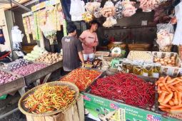 Harga cabai rawit di pasar Tanjung Pandan turun