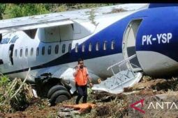 Trigana Air tergelincir di Bandara Kamanap Serui, pesawat rusak berat