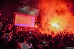 Nobar Timnas di Malang