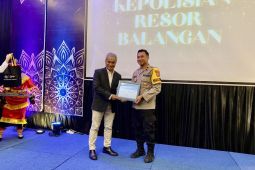 Polres Balangan terima penghargaan pada acara tax gathering