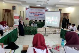 Puluhan calon KSR PMI Kota Sukabumi jalani diklatsar relawan kemanusiaan