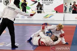 PON XXI - Jujitsan Jatim tumbangkan atlet MMA Linda Darrow di final