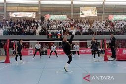 Sepak takraw - Jawa Barat dan Jateng lolos ke final regu putri