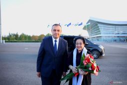 Megawati melanjutkan kunjungan kerja ke Uzbekistan