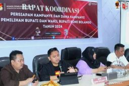 KPU Bone Bolango gelar rapat koordinasi pelaksanaan kampanye