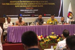 KPU Konsel tetapkan 222.821 DPT Pilkada 2024