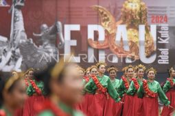 Pembukaan festival Erau Adat Kutai 2024