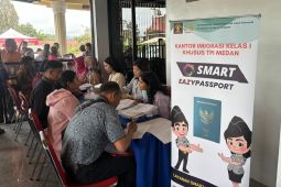Imigrasi Medan beri layanan "eazy passport" 167 pemohon di Karo