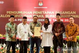 KPU Banyuwangi tetapkan dua pasangan cabup-cawabup Pilkada 2024