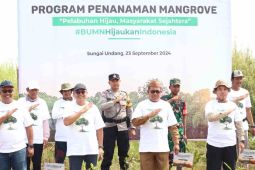 SPMT tanam 30.000 bibit mangrove