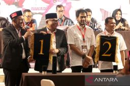 Pengundian nomor urut Pilgub Aceh:  Bustami-Fadhil 1, Mualem-Dek Fad nomor 2